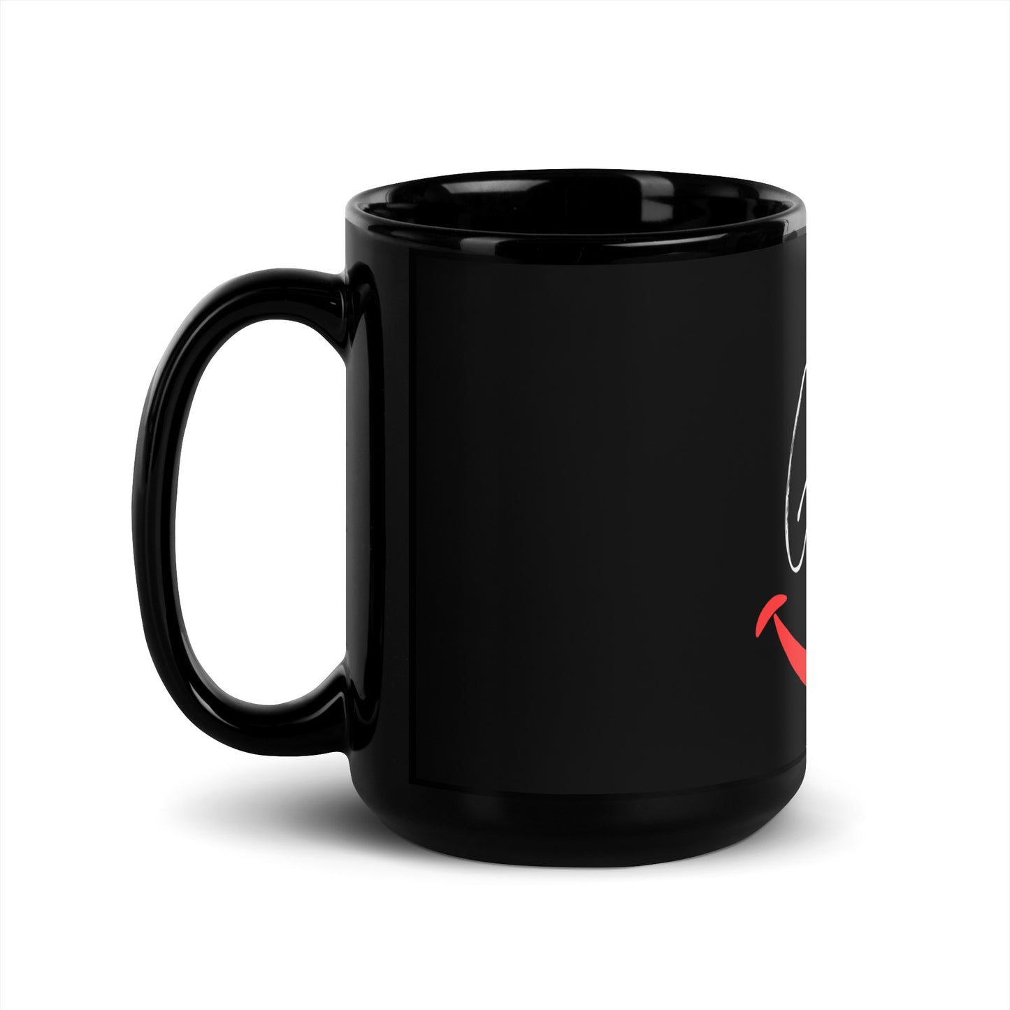 Grinnin' Groom | Black Glossy Mug   - #tag1# - #tag2# - 