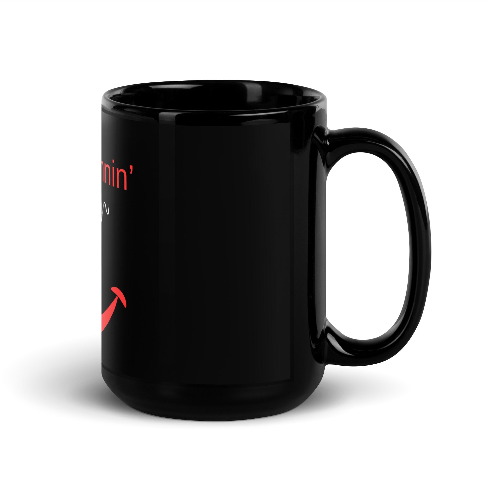 Grinnin' Groom | Black Glossy Mug   - #tag1# - #tag2# - 