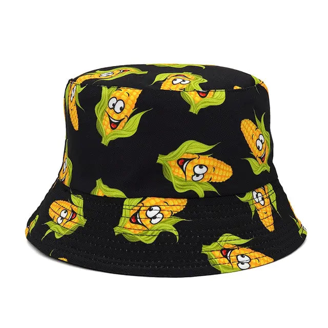 Panama Bucket Print Fischerhut