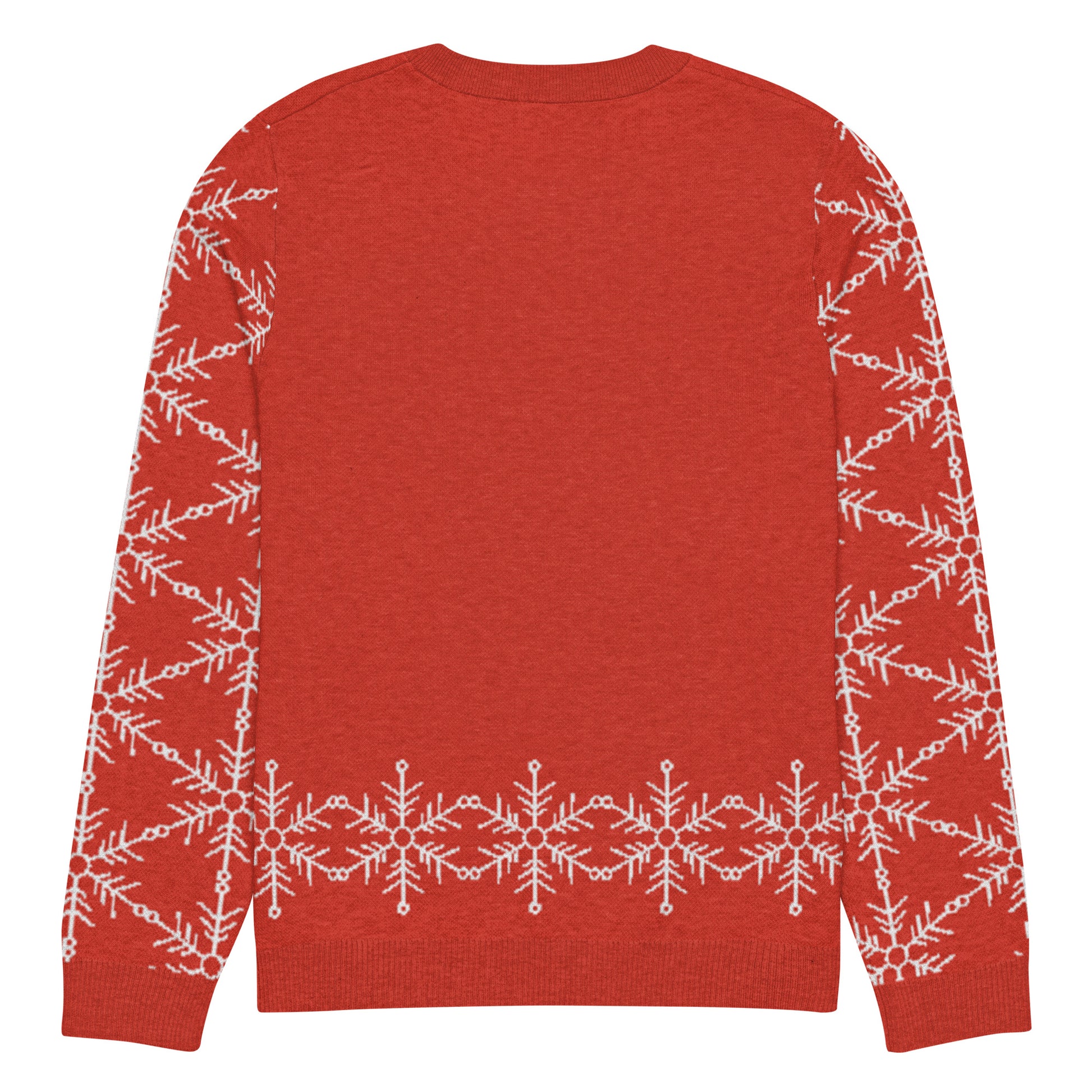 Snowflakes | Knitted Crew Neck Sweater (ONLY AVAILABLE TO BE SHIPPED TO CHINA)   - #tag1# - #tag2# - 