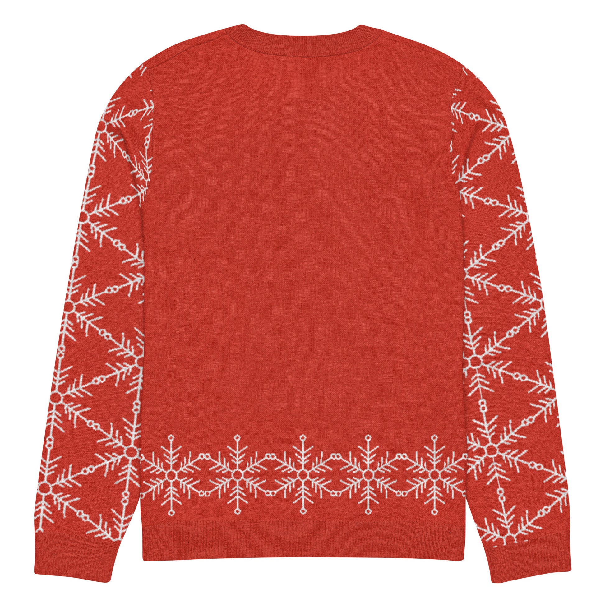 Snowflakes | Knitted Crew Neck Sweater (ONLY AVAILABLE TO BE SHIPPED TO CHINA)   - #tag1# - #tag2# - 