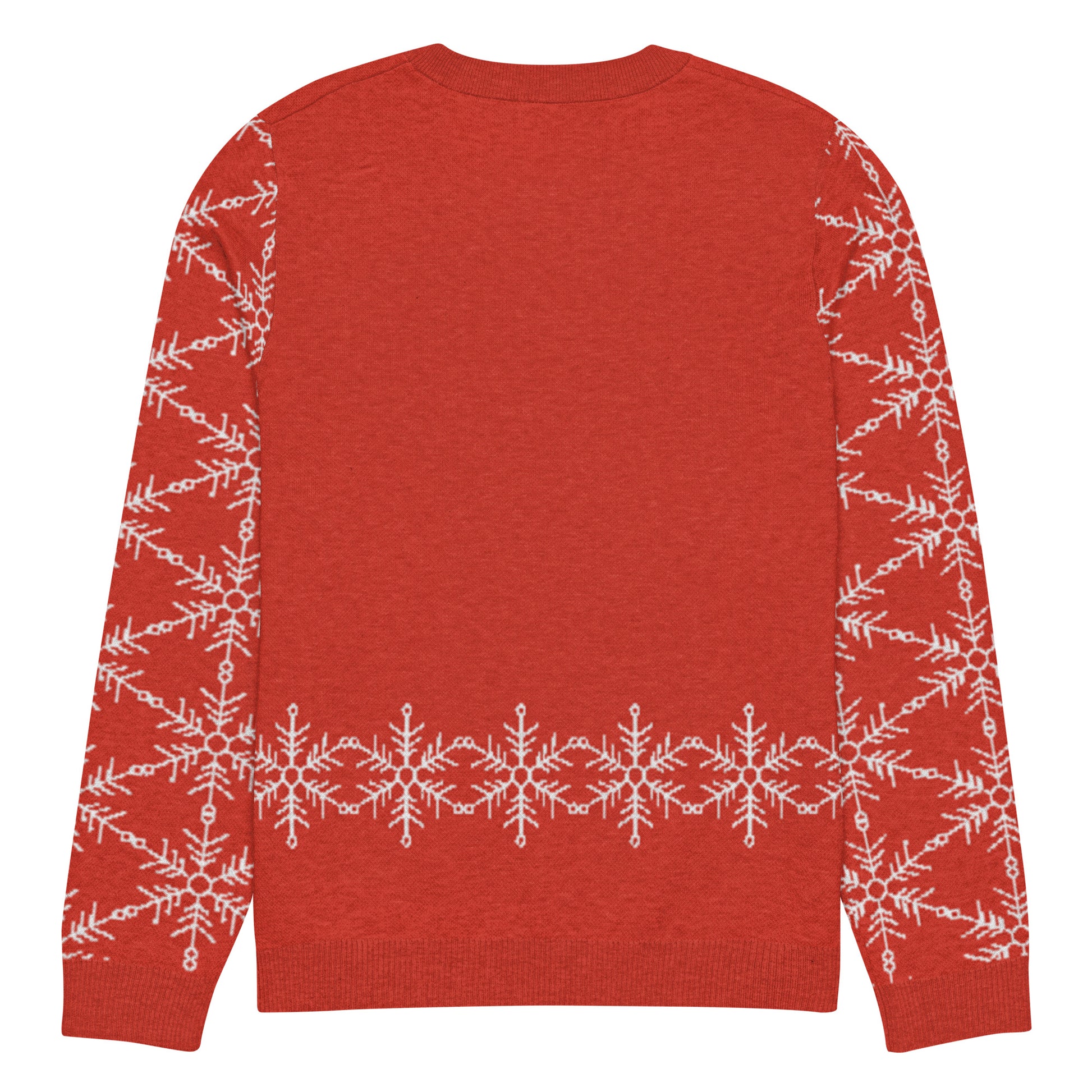 Snowflakes | Knitted Crew Neck Sweater (ONLY AVAILABLE TO BE SHIPPED TO CHINA)   - #tag1# - #tag2# - 