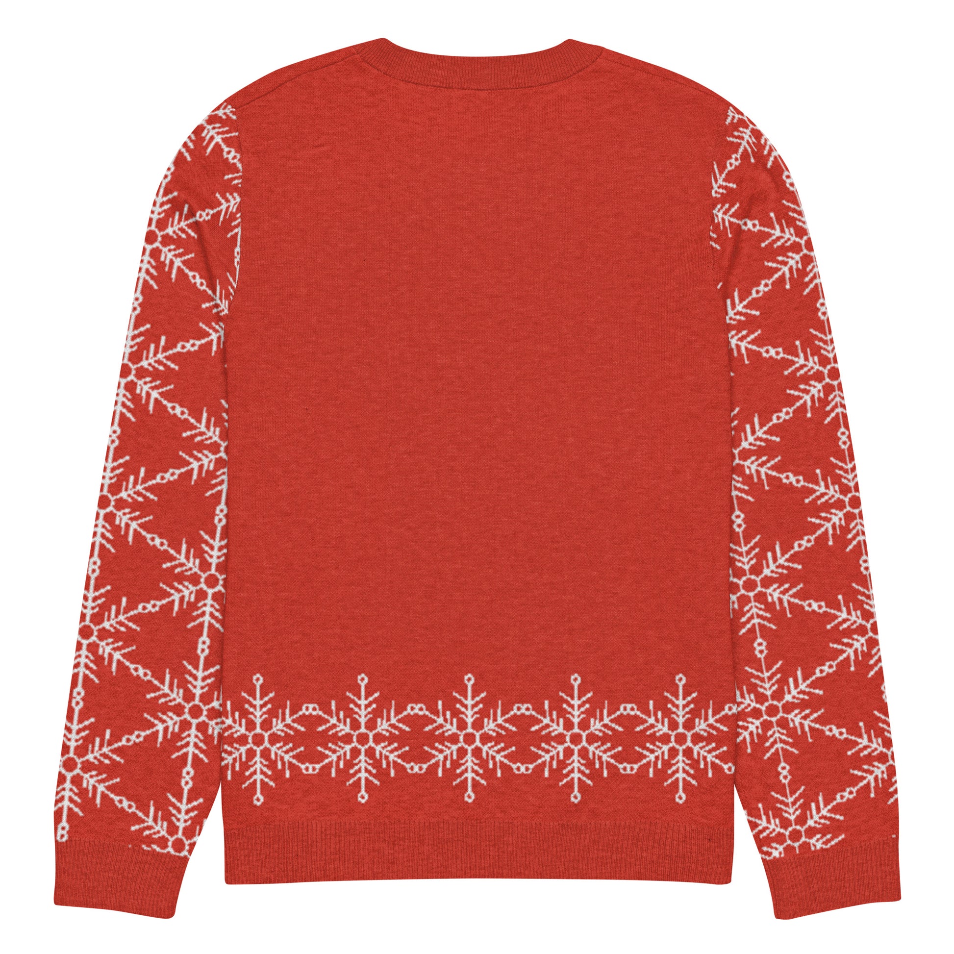Snowflakes | Knitted Crew Neck Sweater (ONLY AVAILABLE TO BE SHIPPED TO CHINA)   - #tag1# - #tag2# - 