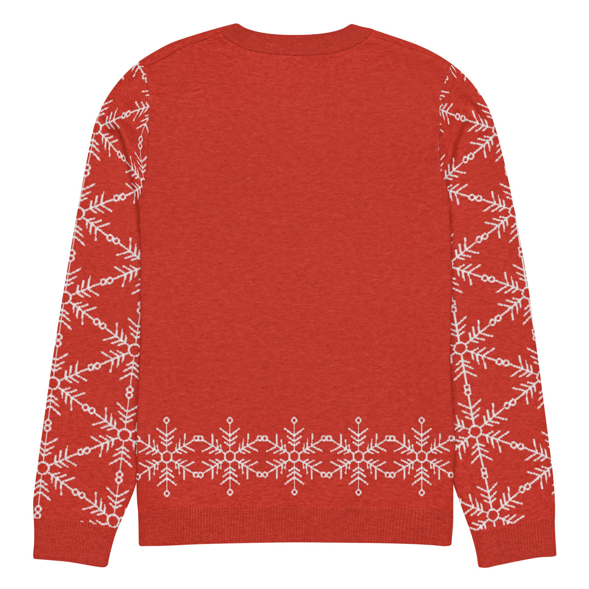 Snowflakes | Knitted Crew Neck Sweater (ONLY AVAILABLE TO BE SHIPPED TO CHINA)   - #tag1# - #tag2# - 