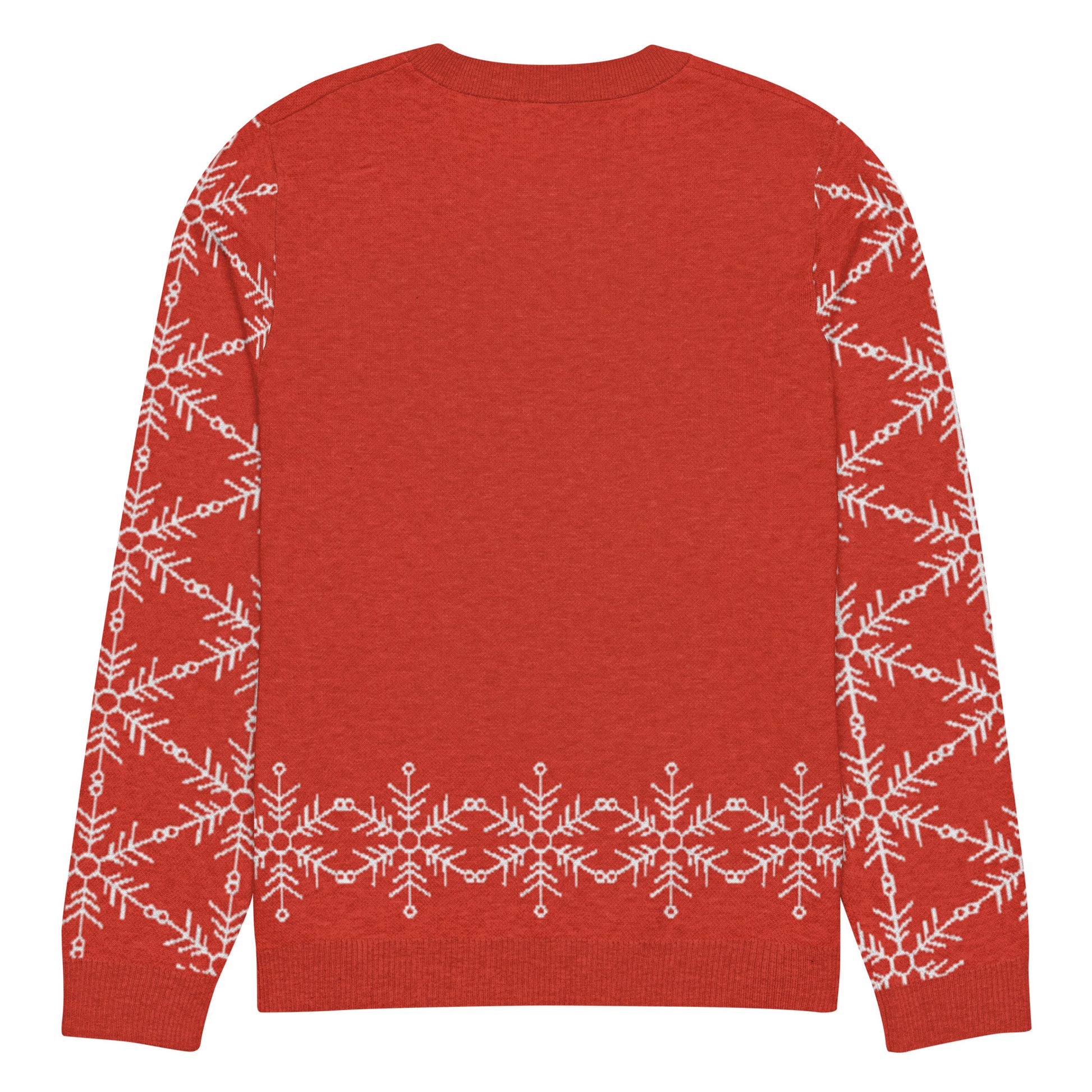 Snowflakes | Knitted Crew Neck Sweater (ONLY AVAILABLE TO BE SHIPPED TO CHINA)   - #tag1# - #tag2# - 