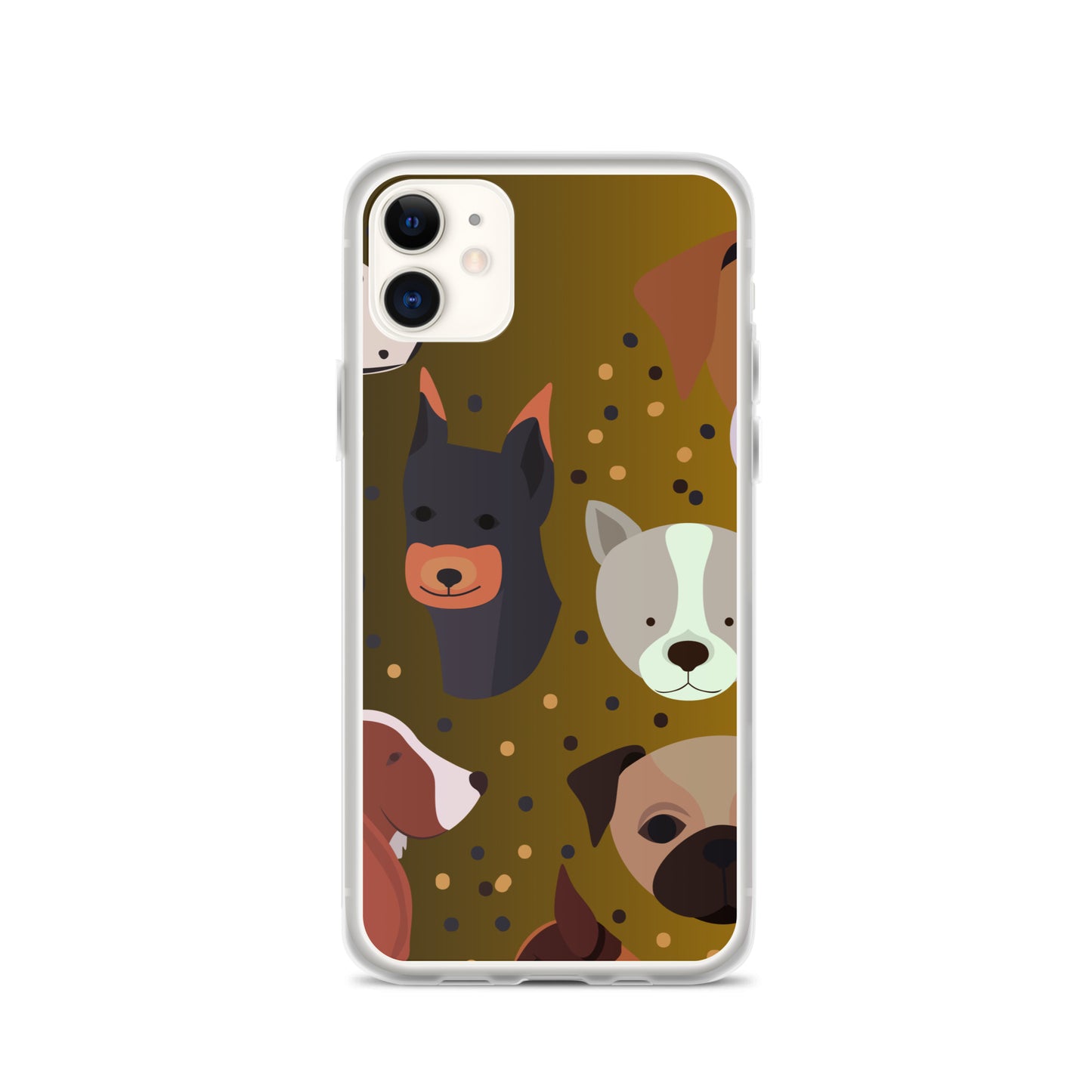 Dog Lover Clear Case for iPhone®   - #tag1# - #tag2# - 