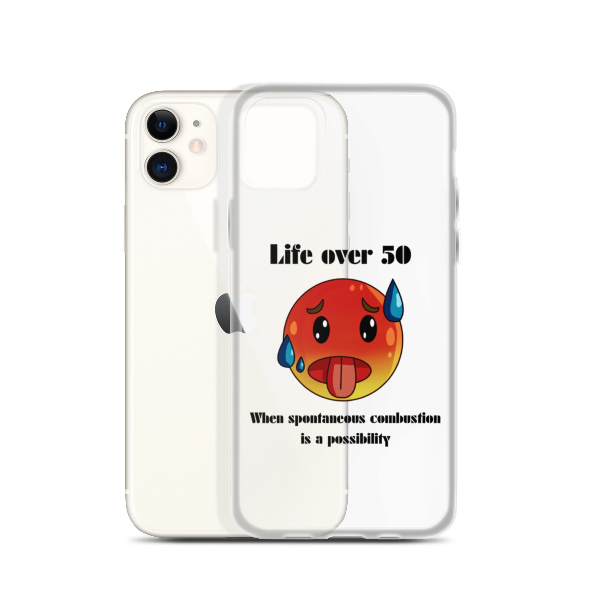 Life Over 50 | Clear Case for iPhone®   - #tag1# - #tag2# - 