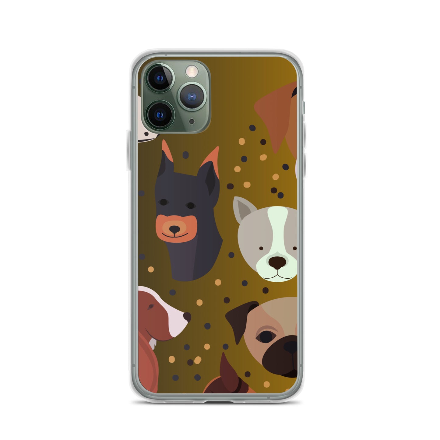 Dog Lover Clear Case for iPhone®   - #tag1# - #tag2# - 