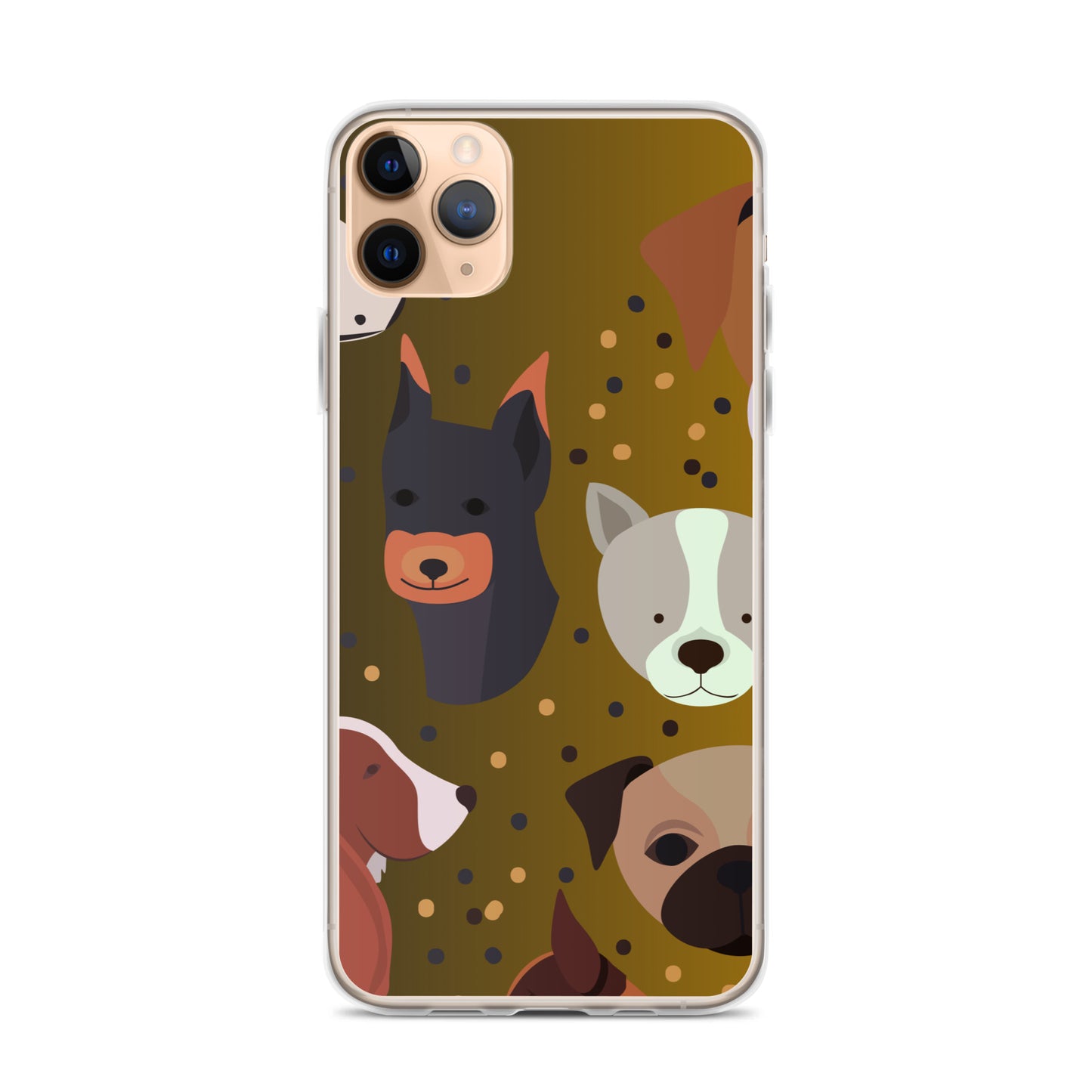 Dog Lover Clear Case for iPhone®   - #tag1# - #tag2# - 