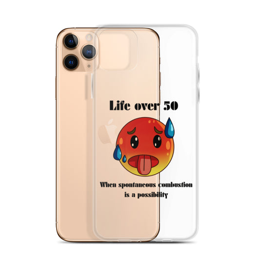 Life Over 50 | Clear Case for iPhone®   - #tag1# - #tag2# - 