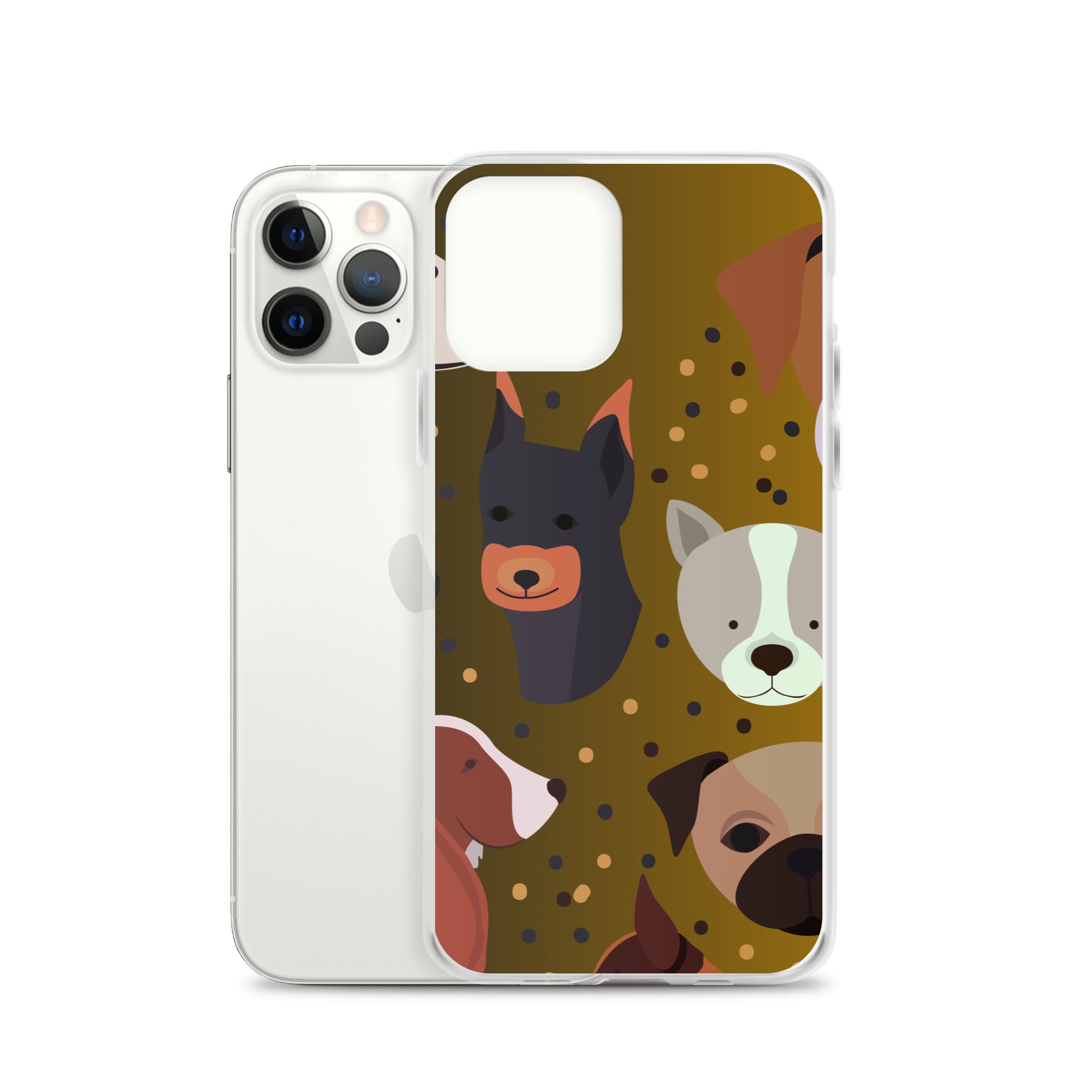Dog Lover Clear Case for iPhone®   - #tag1# - #tag2# - 