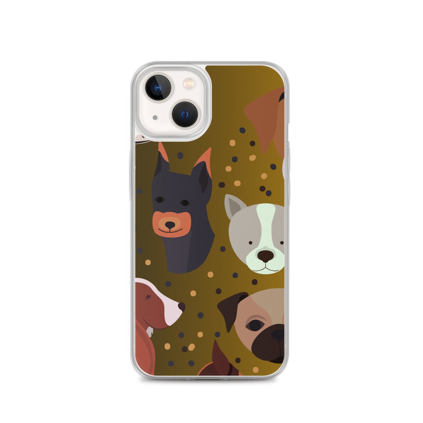 Dog Lover Clear Case for iPhone®   - #tag1# - #tag2# - 