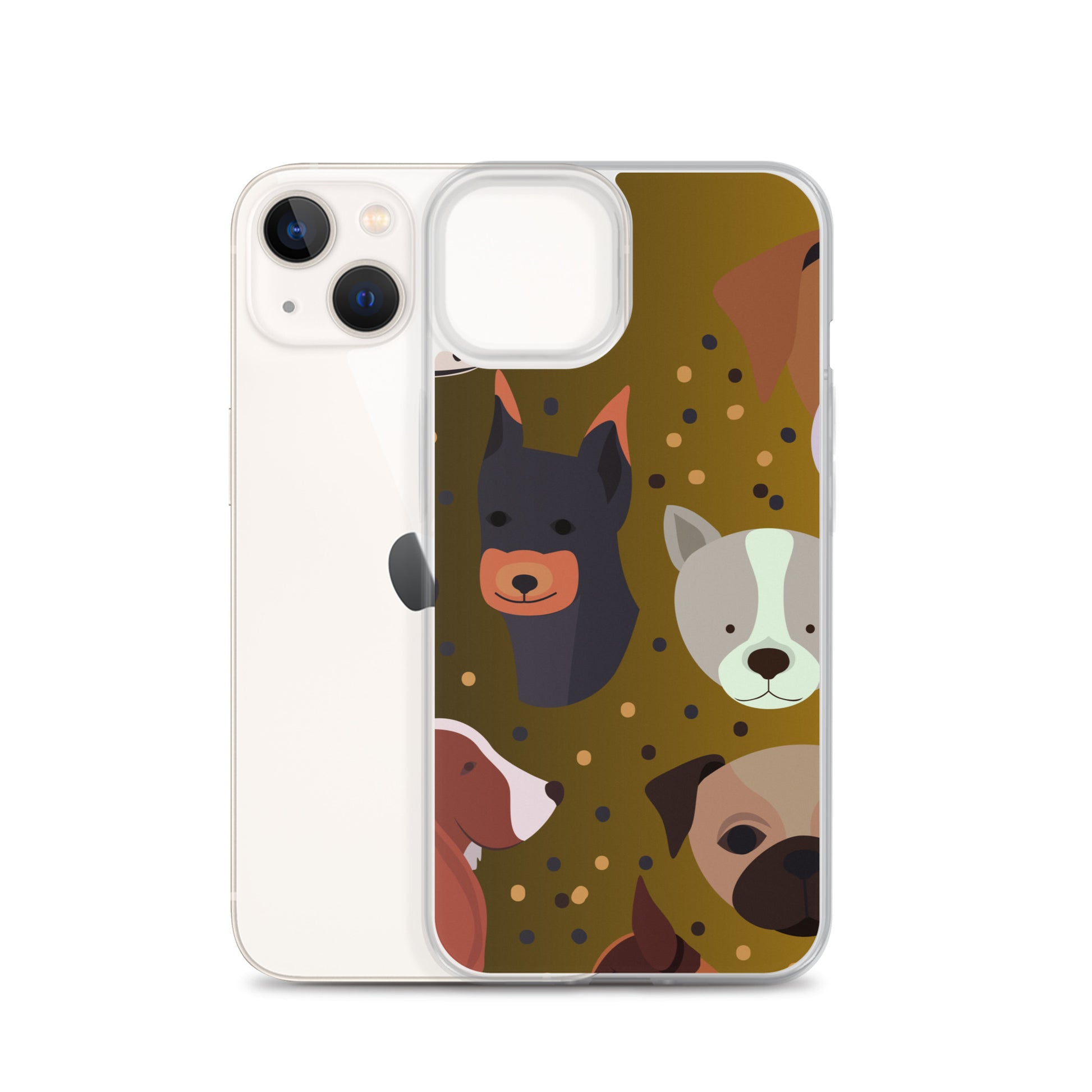 Dog Lover Clear Case for iPhone®   - #tag1# - #tag2# - 