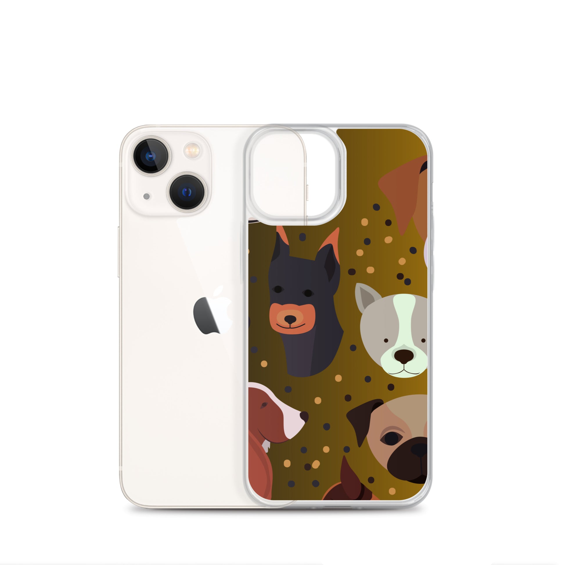 Dog Lover Clear Case for iPhone®   - #tag1# - #tag2# - 