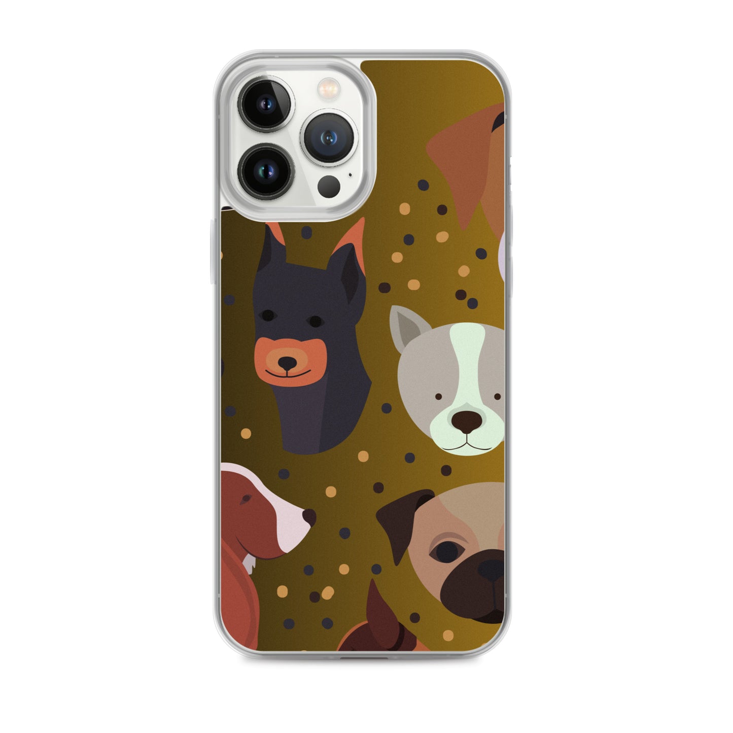 Dog Lover Clear Case for iPhone®   - #tag1# - #tag2# - 