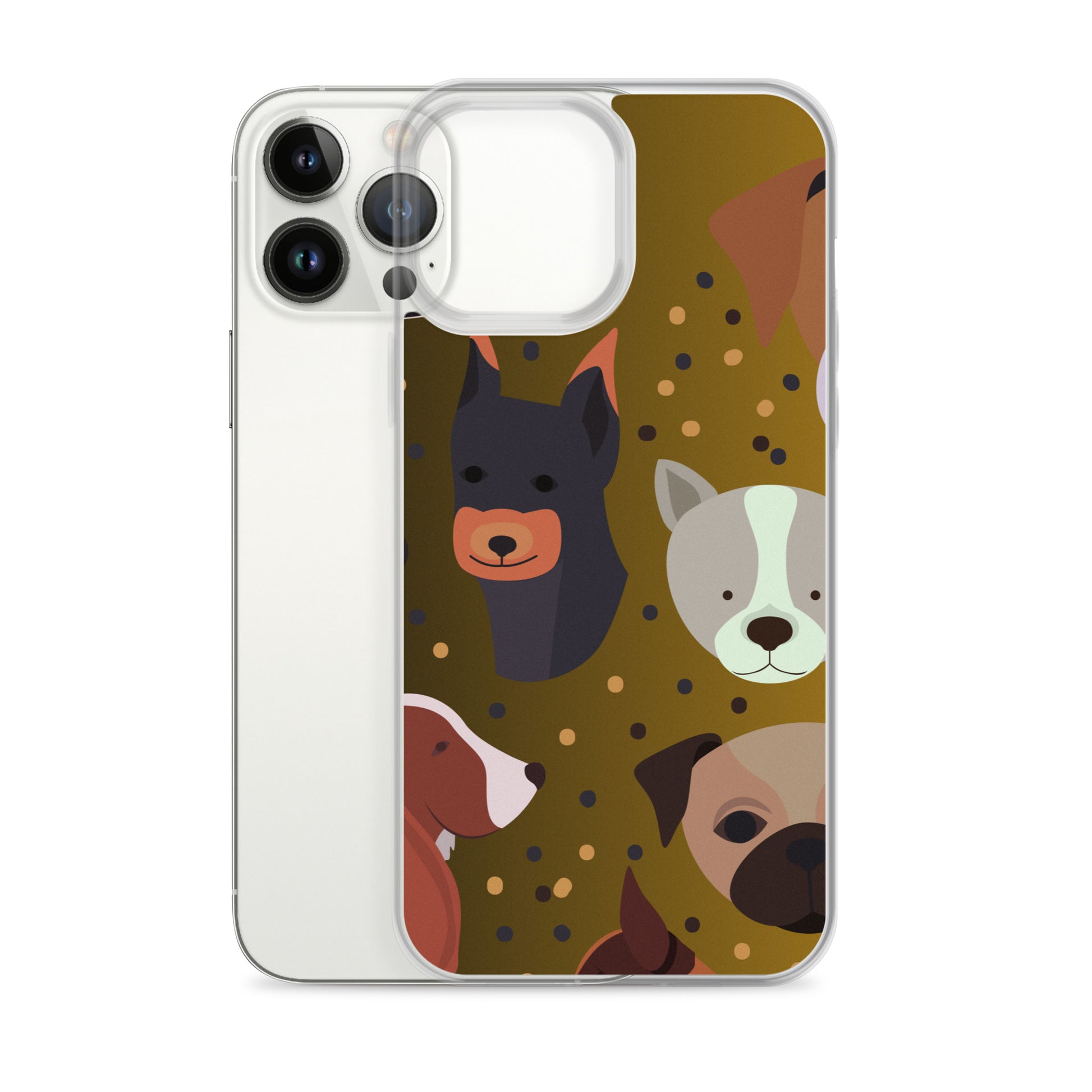 Dog Lover Clear Case for iPhone®   - #tag1# - #tag2# - 