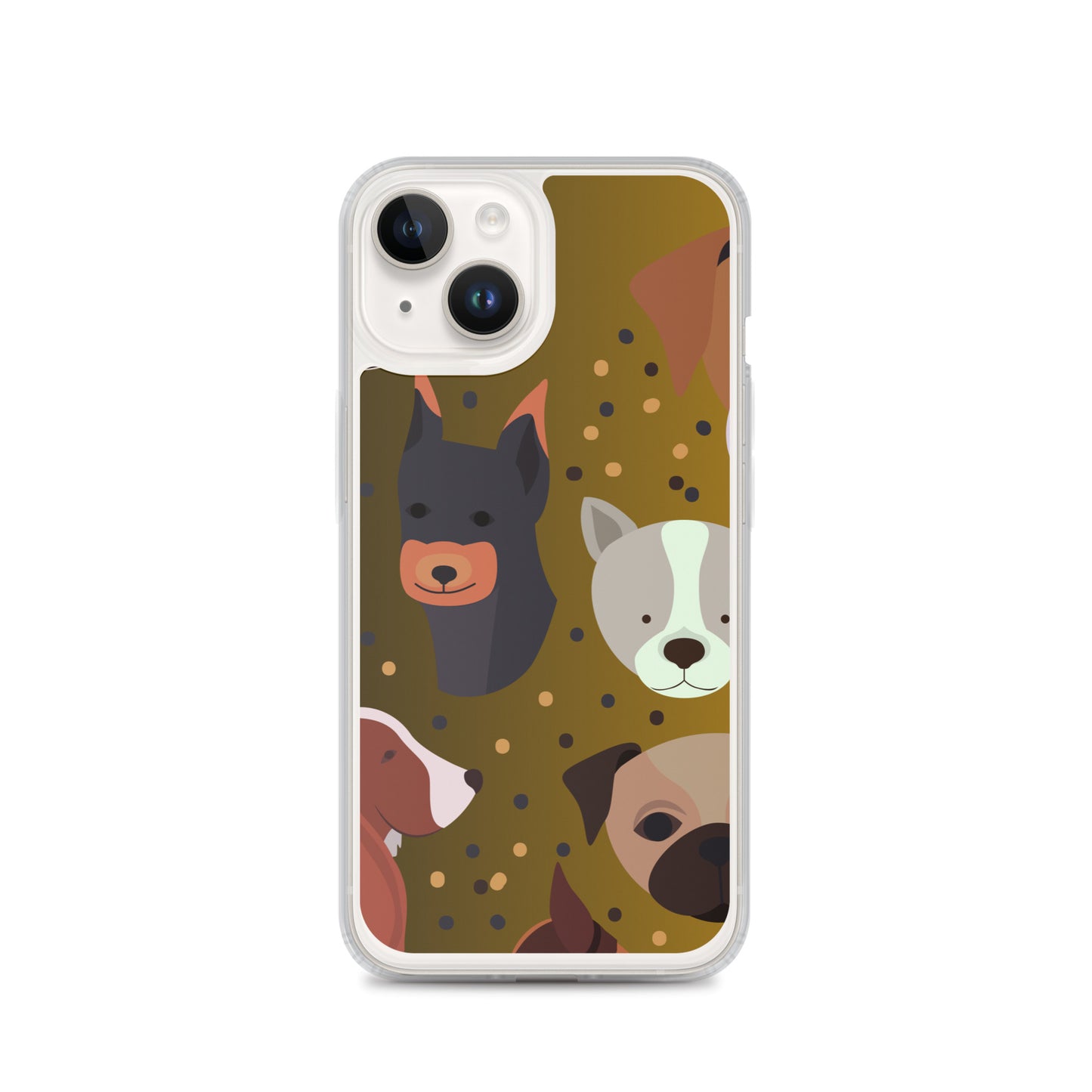 Dog Lover Clear Case for iPhone®   - #tag1# - #tag2# - 