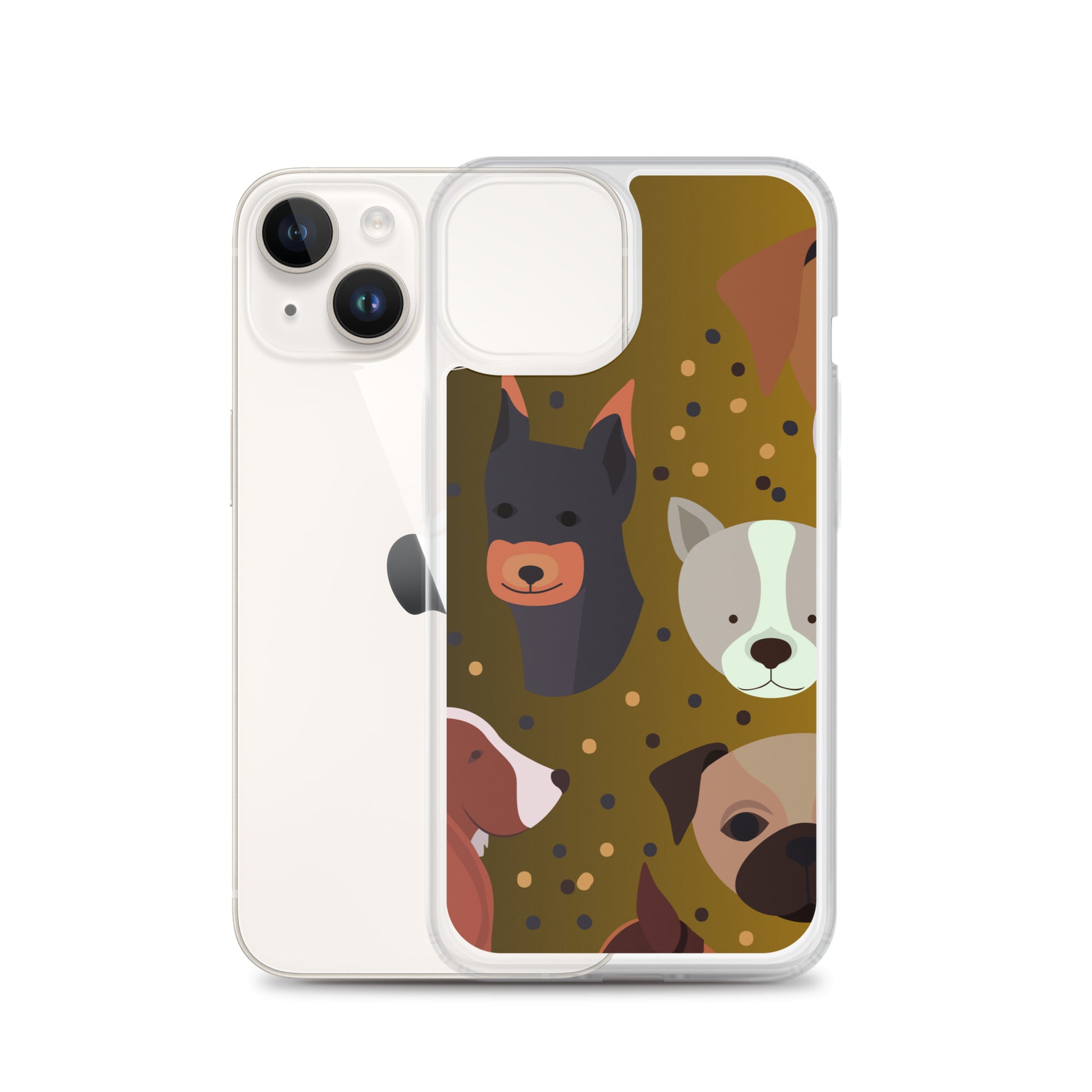 Dog Lover Clear Case for iPhone®   - #tag1# - #tag2# - 