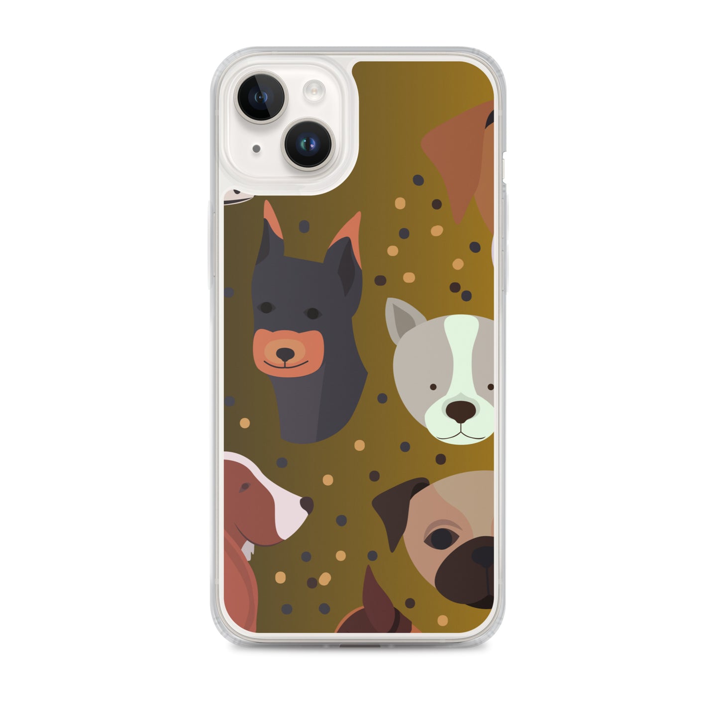 Dog Lover Clear Case for iPhone®   - #tag1# - #tag2# - 
