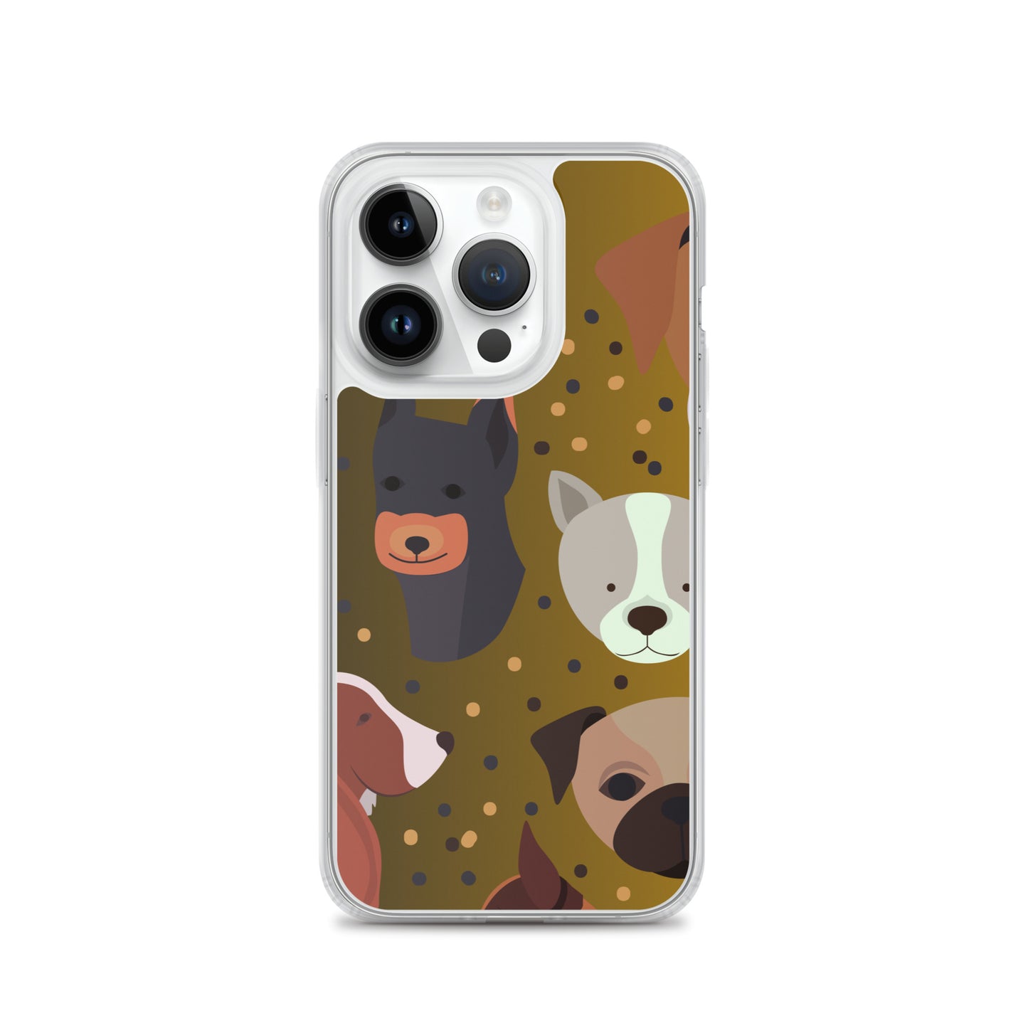Dog Lover Clear Case for iPhone®   - #tag1# - #tag2# - 