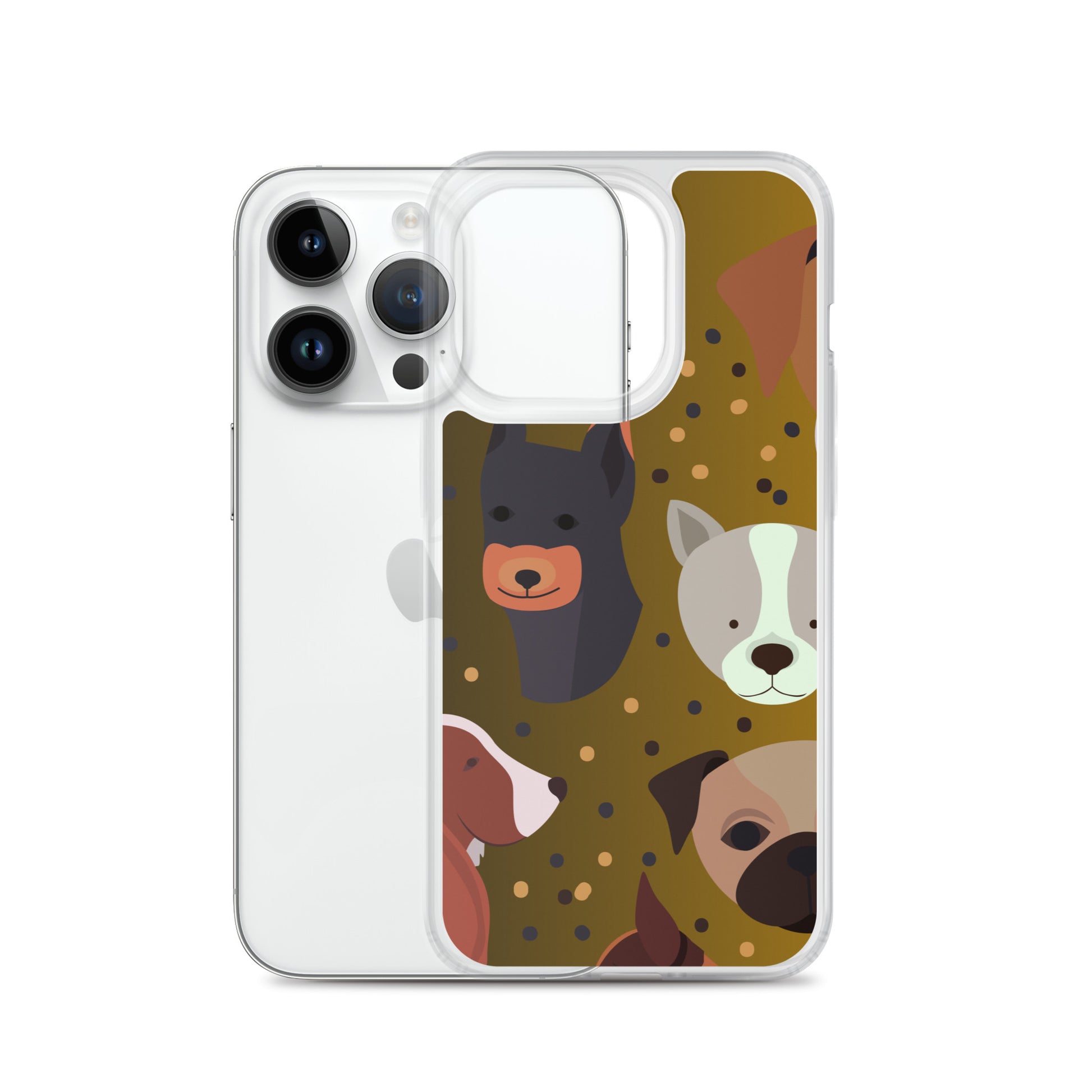 Dog Lover Clear Case for iPhone®   - #tag1# - #tag2# - 