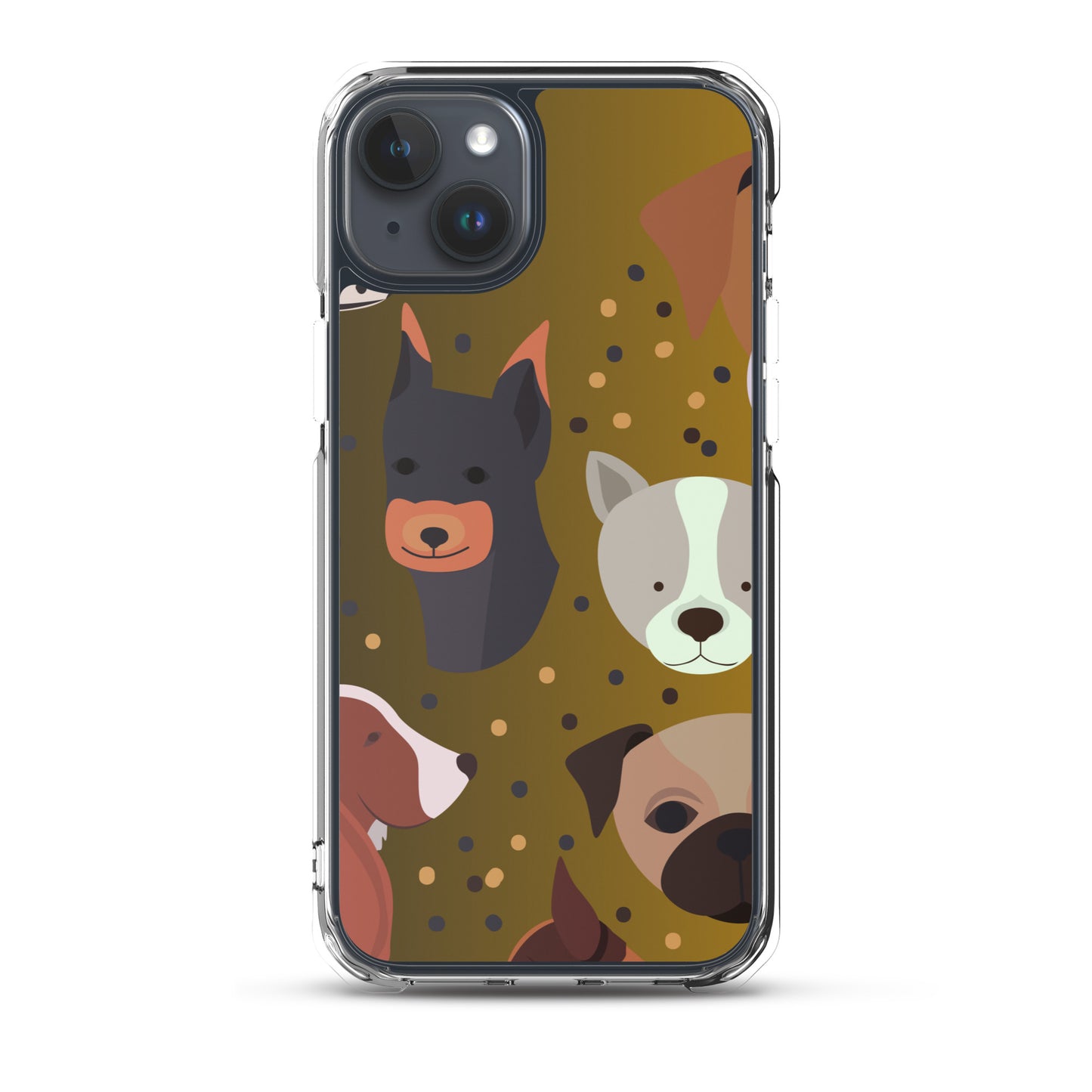 Dog Lover Clear Case for iPhone®   - #tag1# - #tag2# - 
