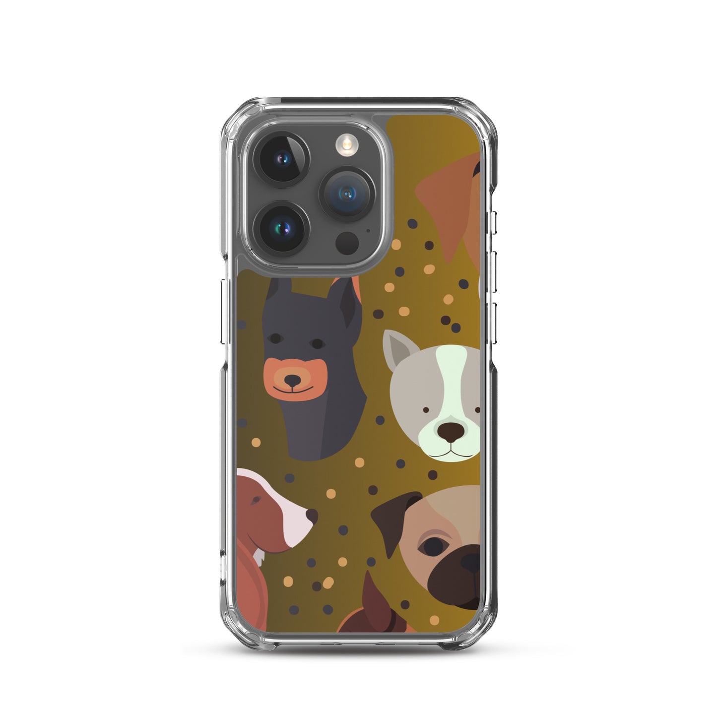 Dog Lover Clear Case for iPhone®   - #tag1# - #tag2# - 