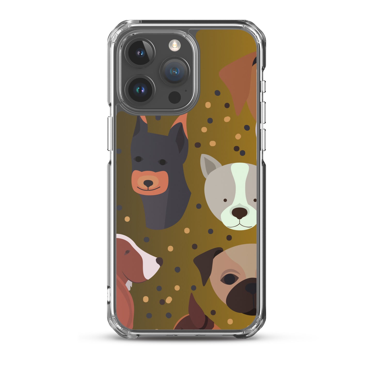 Dog Lover Clear Case for iPhone®   - #tag1# - #tag2# - 