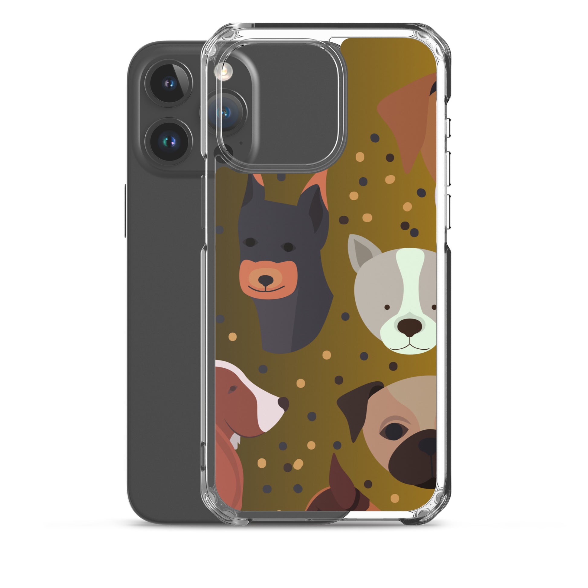 Dog Lover Clear Case for iPhone®   - #tag1# - #tag2# - 