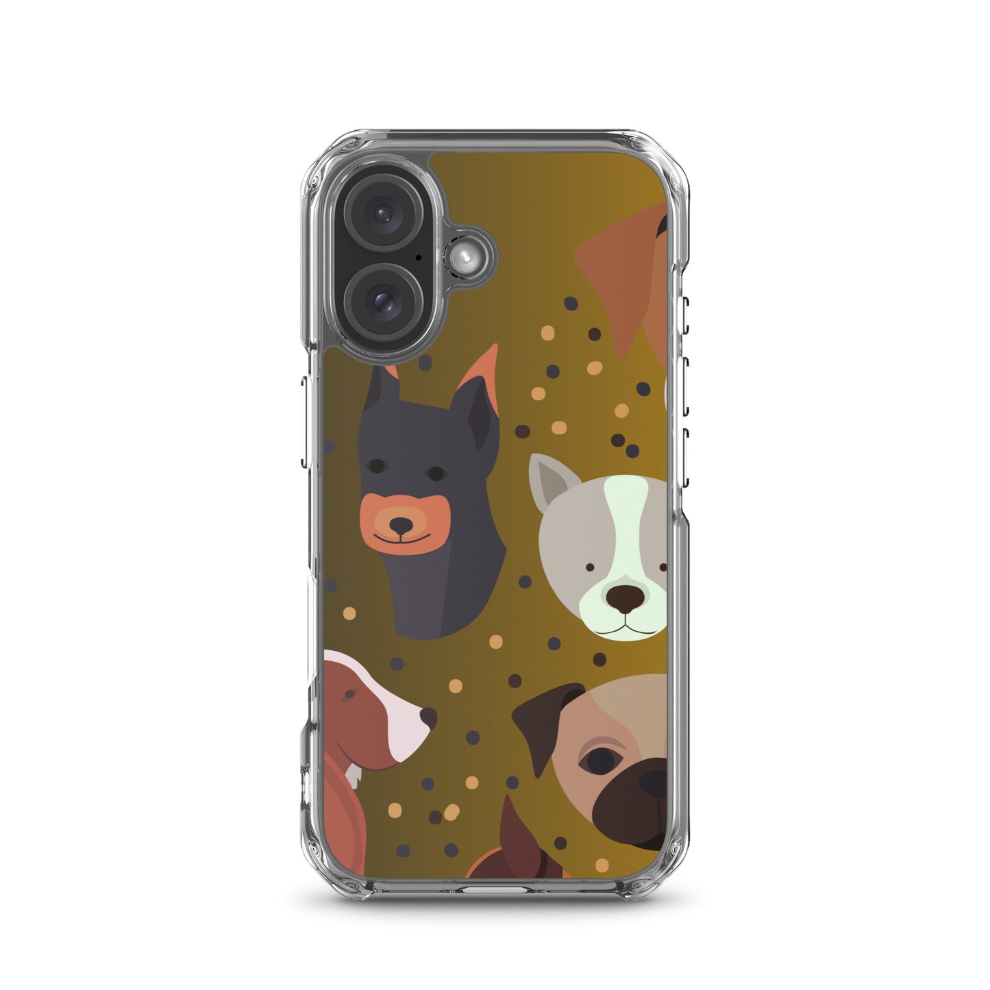 Dog Lover Clear Case for iPhone®   - #tag1# - #tag2# - 