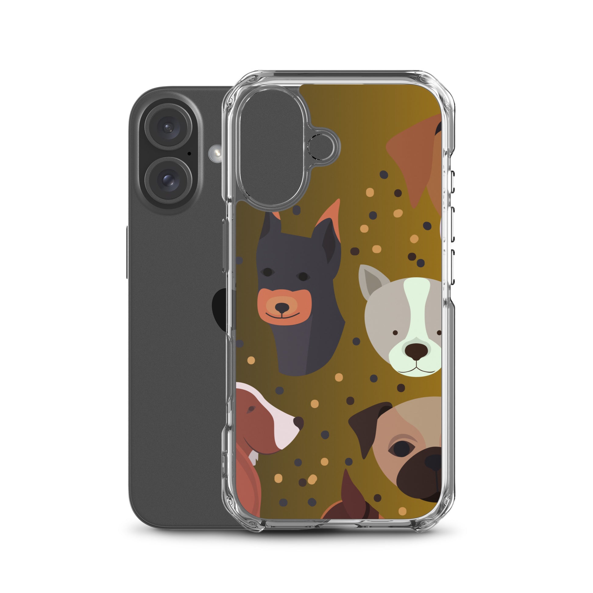 Dog Lover Clear Case for iPhone®   - #tag1# - #tag2# - 