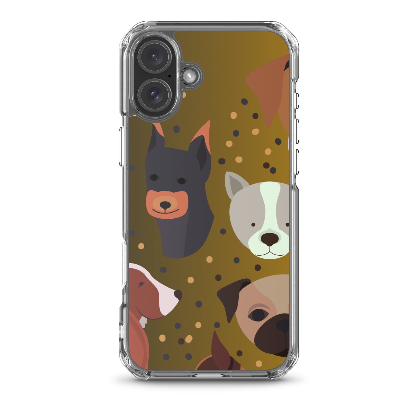 Dog Lover Clear Case for iPhone®   - #tag1# - #tag2# - 