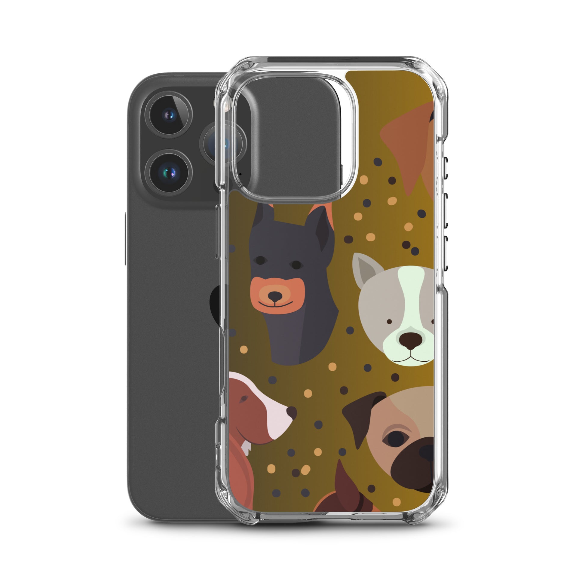 Dog Lover Clear Case for iPhone®   - #tag1# - #tag2# - 