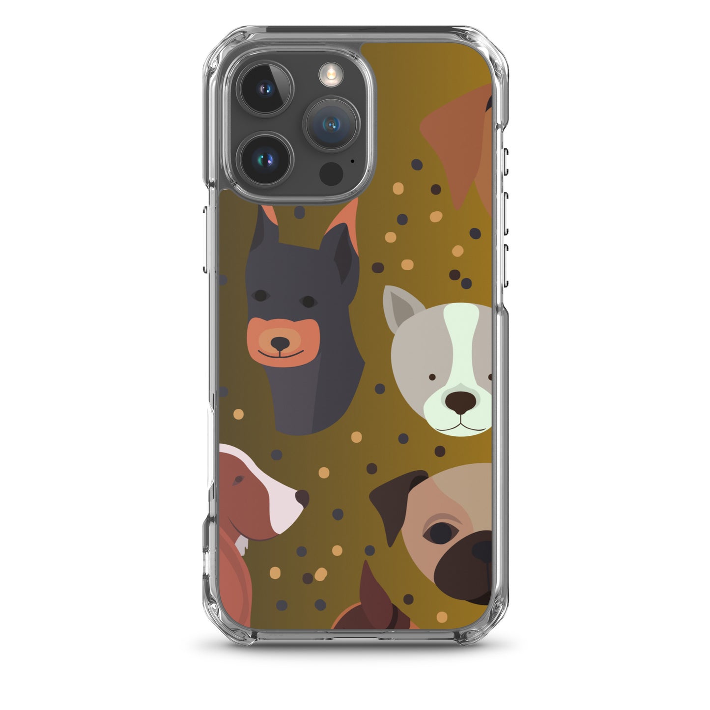 Dog Lover Clear Case for iPhone®   - #tag1# - #tag2# - 