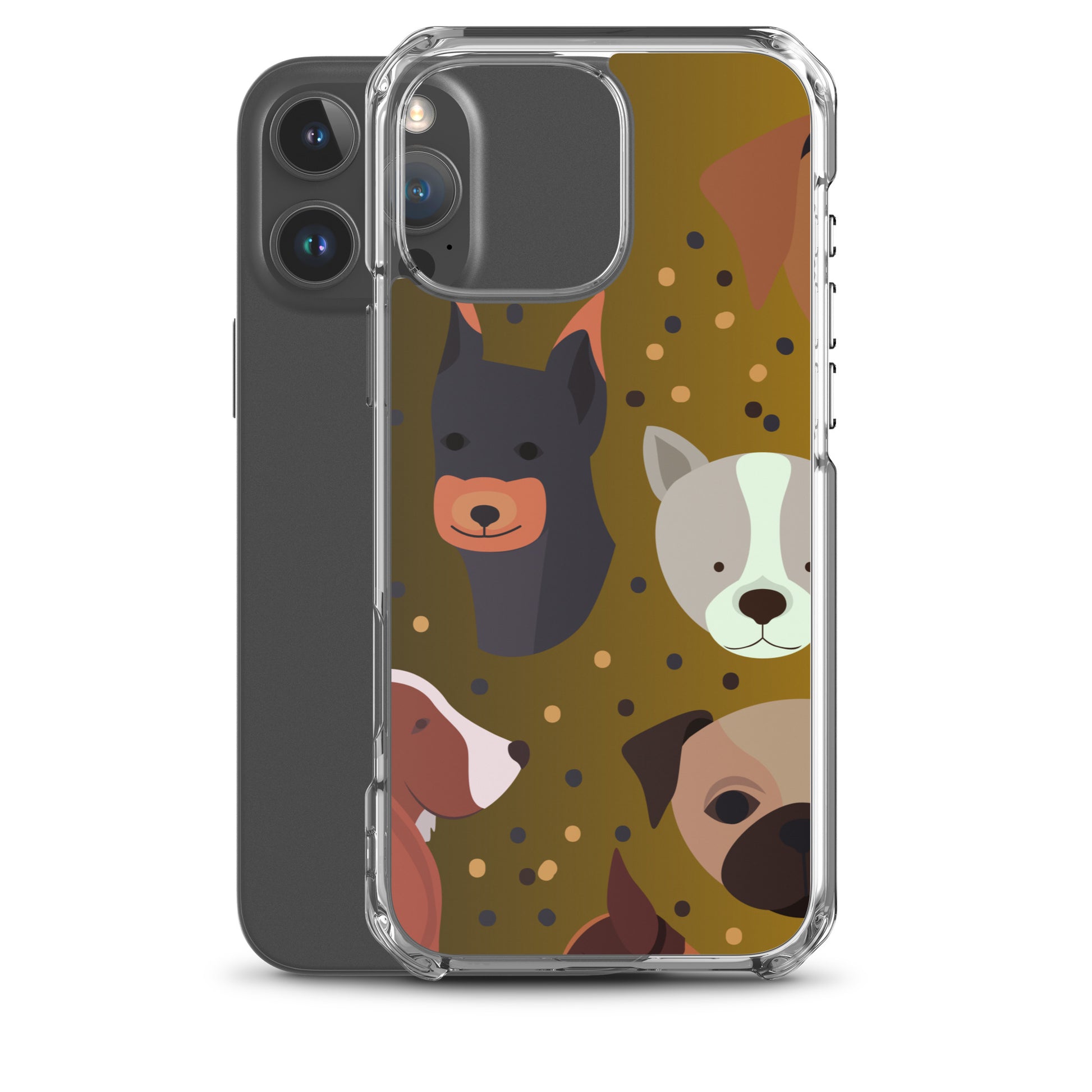 Dog Lover Clear Case for iPhone®   - #tag1# - #tag2# - 