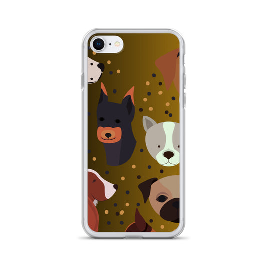 Dog Lover Clear Case for iPhone®   - #tag1# - #tag2# - 