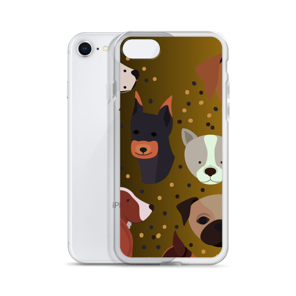 Dog Lover Clear Case for iPhone®   - #tag1# - #tag2# - 