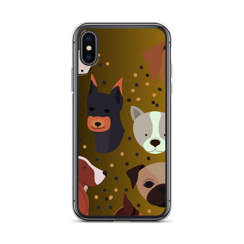 Dog Lover Clear Case for iPhone®   - #tag1# - #tag2# - 