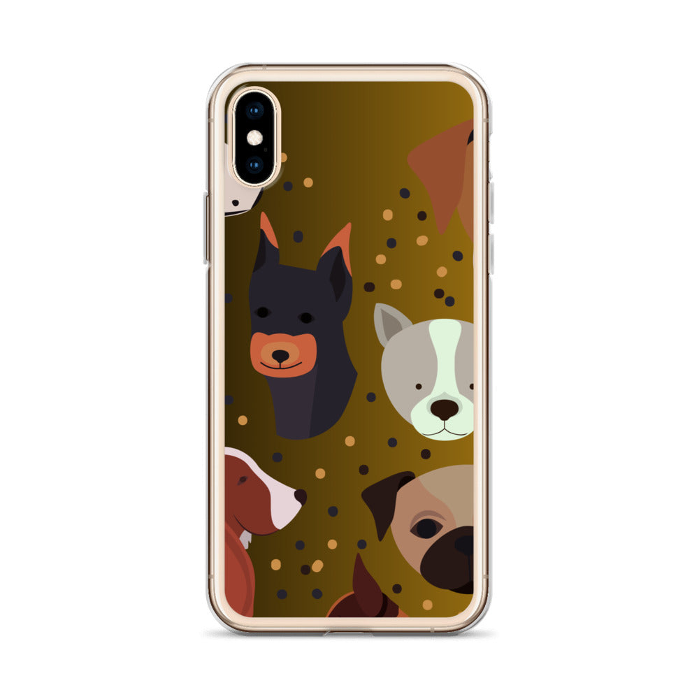 Dog Lover Clear Case for iPhone®   - #tag1# - #tag2# - 