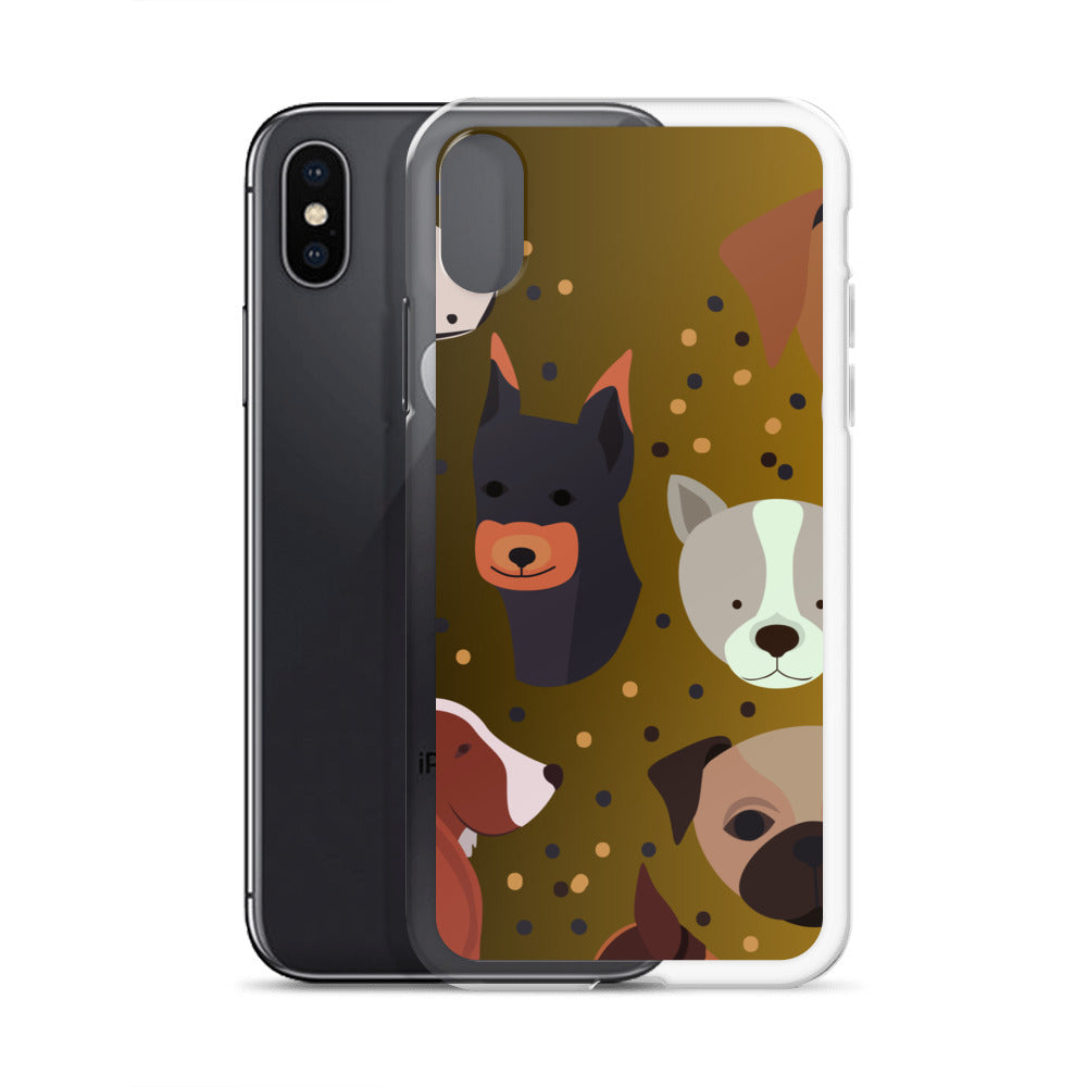 Dog Lover Clear Case for iPhone®   - #tag1# - #tag2# - 