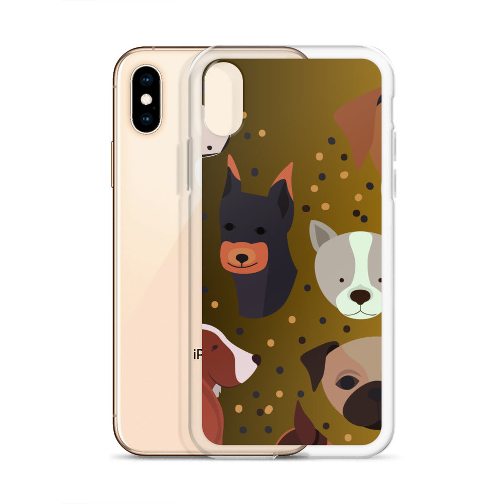 Dog Lover Clear Case for iPhone®   - #tag1# - #tag2# - 