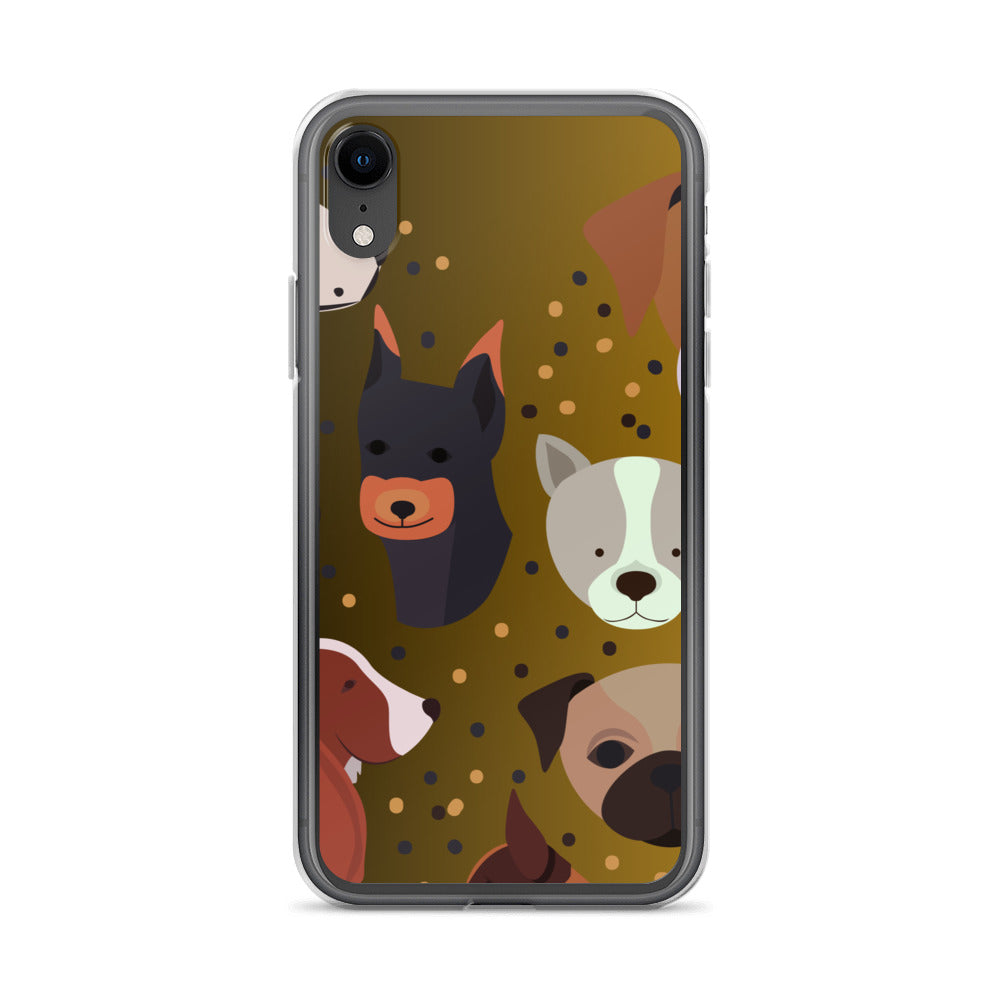 Dog Lover Clear Case for iPhone®   - #tag1# - #tag2# - 