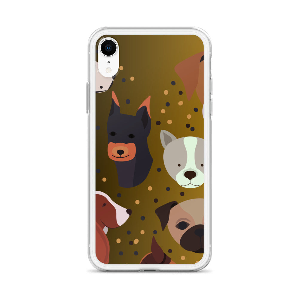 Dog Lover Clear Case for iPhone®   - #tag1# - #tag2# - 
