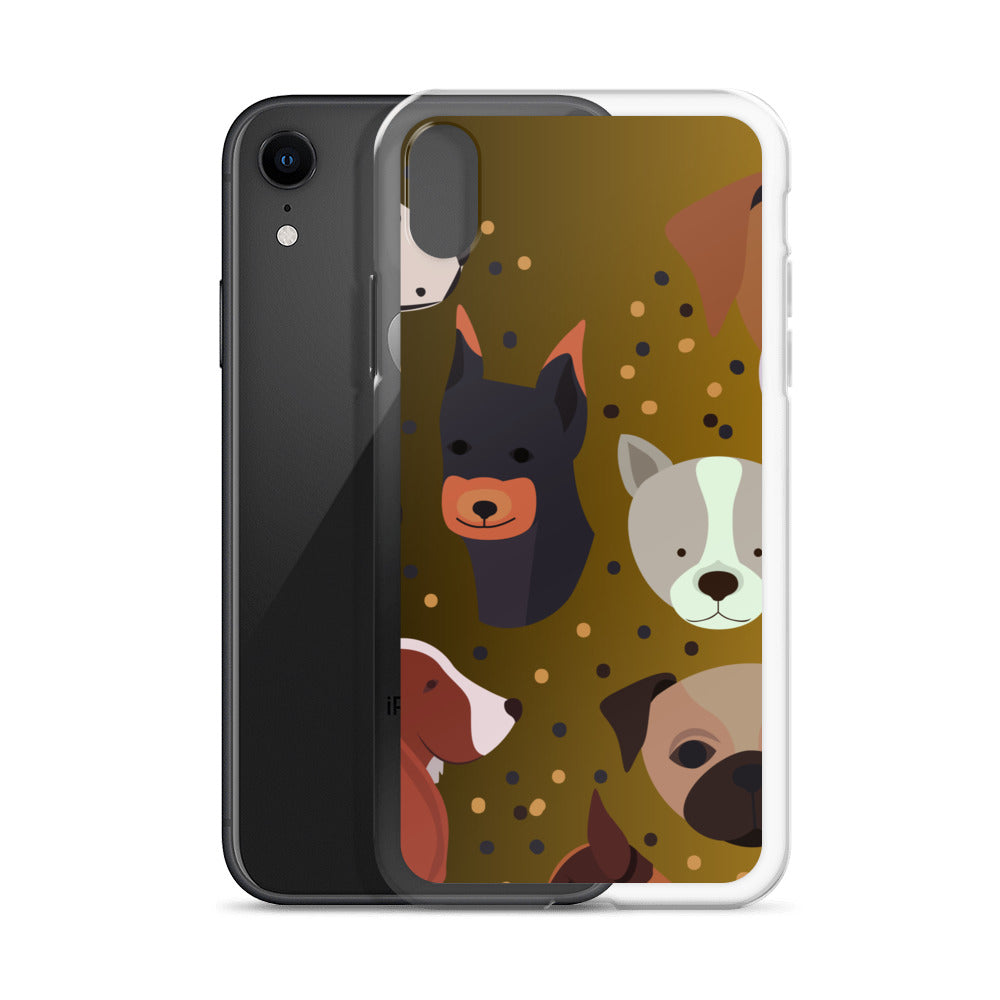 Dog Lover Clear Case for iPhone®   - #tag1# - #tag2# - 