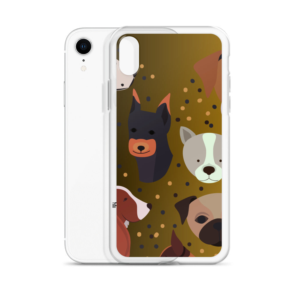 Dog Lover Clear Case for iPhone®   - #tag1# - #tag2# - 