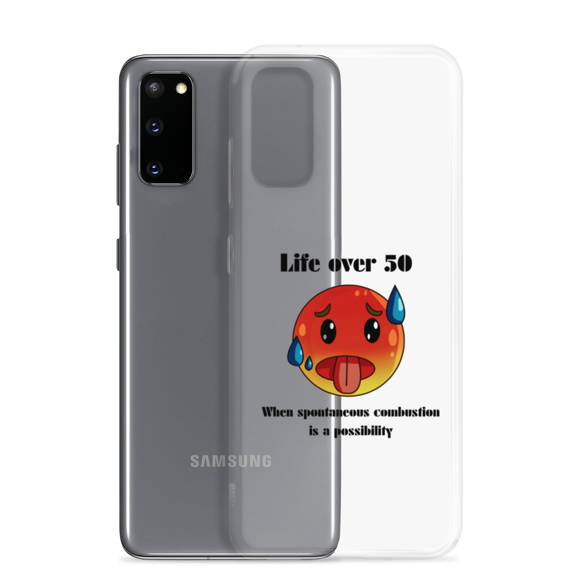 Life Over 50 | Clear Case for Samsung®   - #tag1# - #tag2# - 