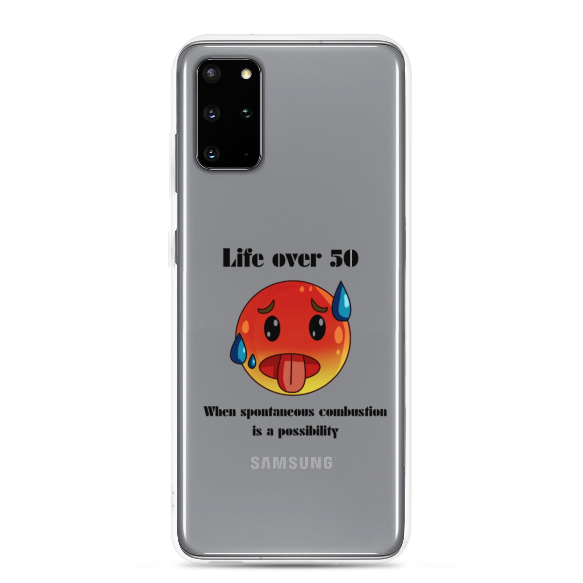 Life Over 50 | Clear Case for Samsung®   - #tag1# - #tag2# - 