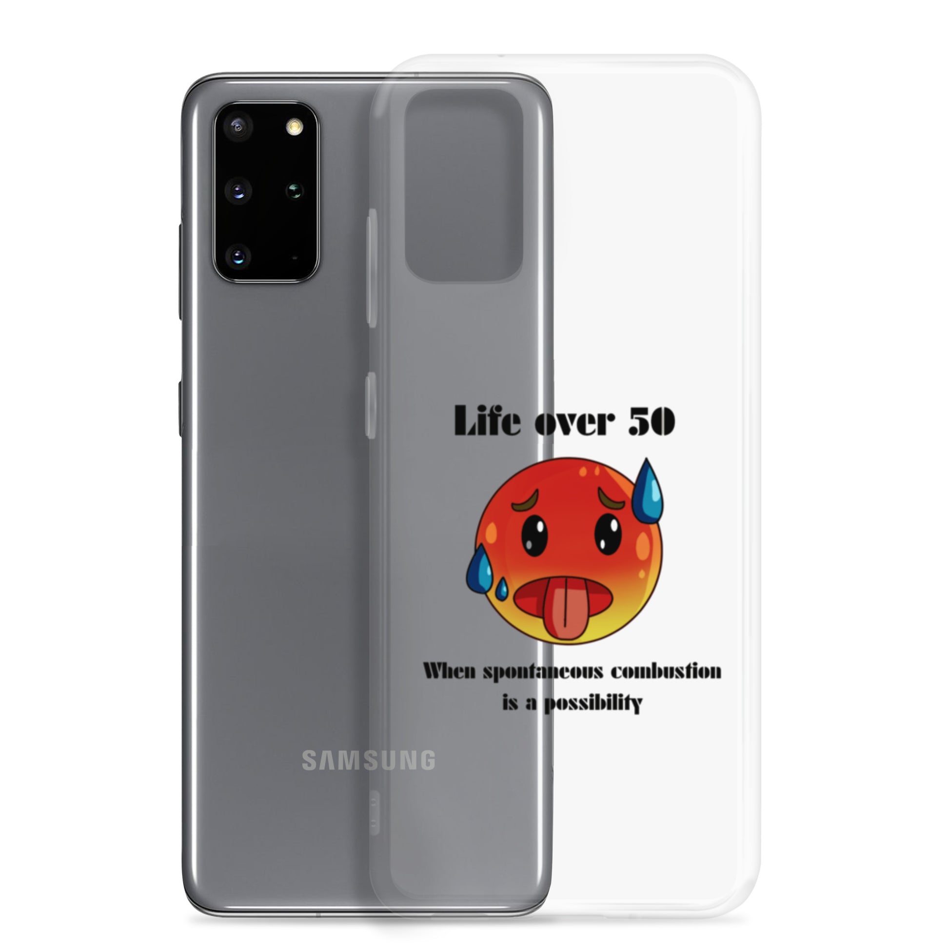 Life Over 50 | Clear Case for Samsung®   - #tag1# - #tag2# - 