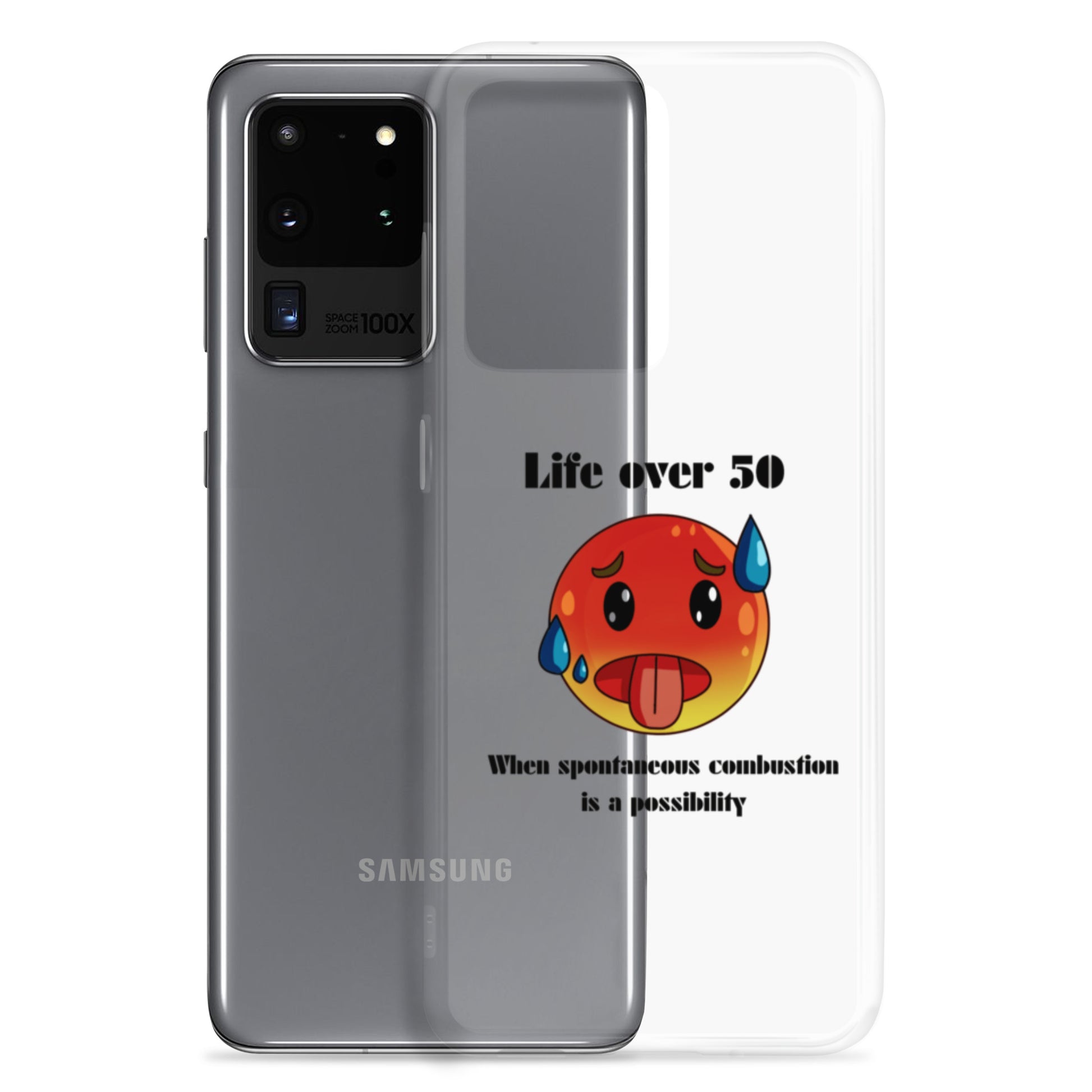 Life Over 50 | Clear Case for Samsung®   - #tag1# - #tag2# - 