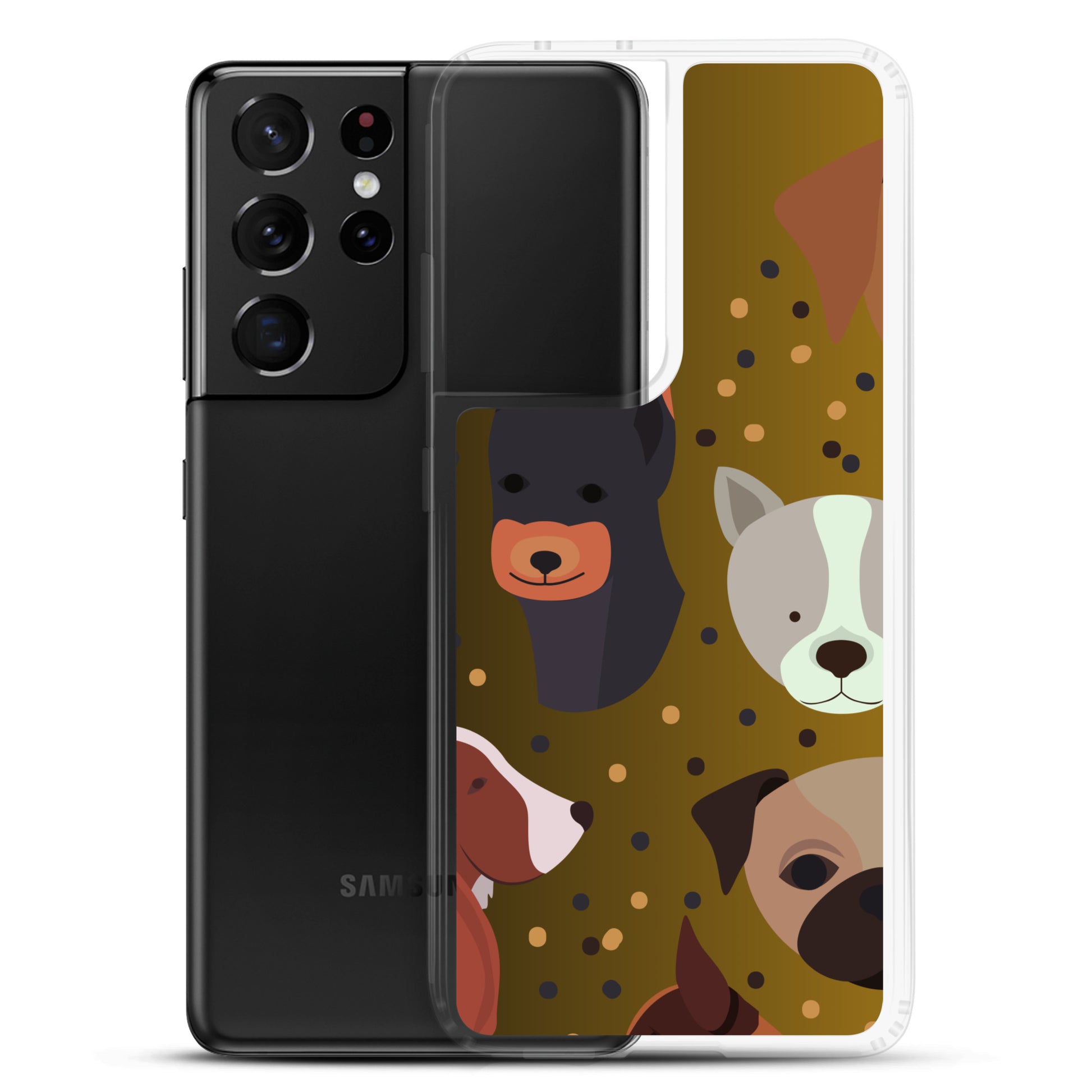 Dog Lover Clear Case for Samsung®   - #tag1# - #tag2# - 